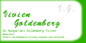 vivien goldemberg business card